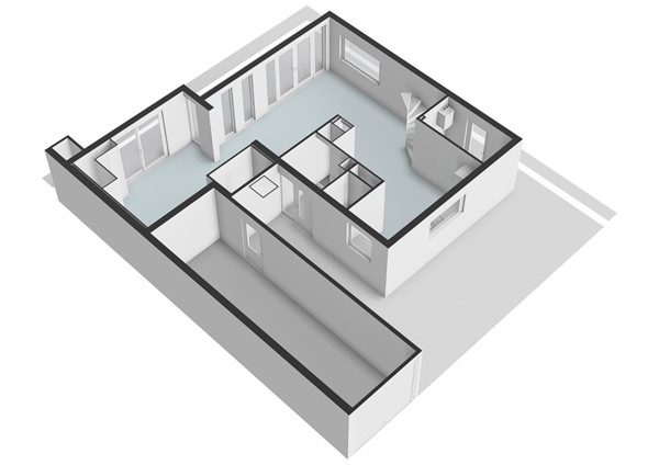 Floor plan - In de Wolken 256, 1186 BR Amstelveen 
